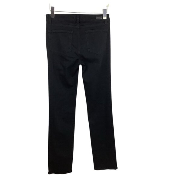 PAIGE HOXTON STRAIGHT BLACK JEANS 30 - Picture 8 of 12